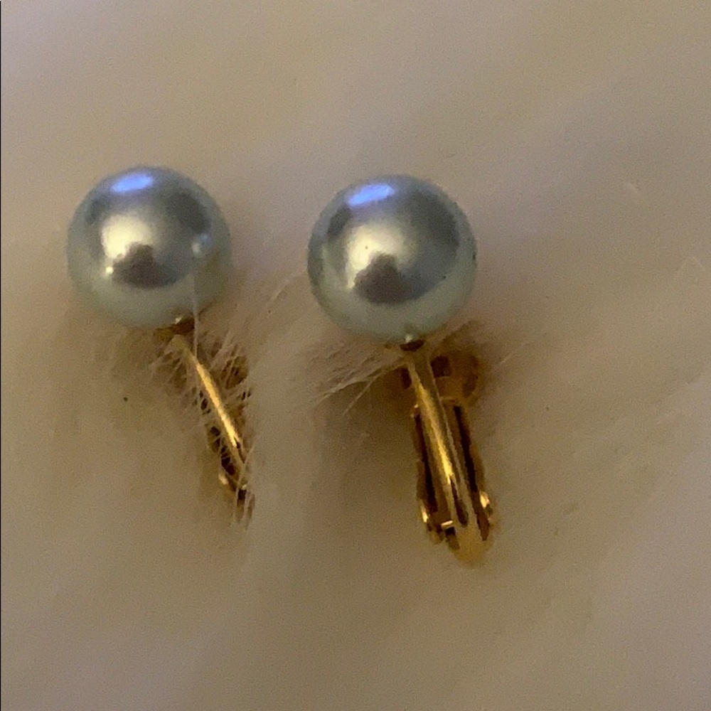 Vintage Faux Pearl Earrings